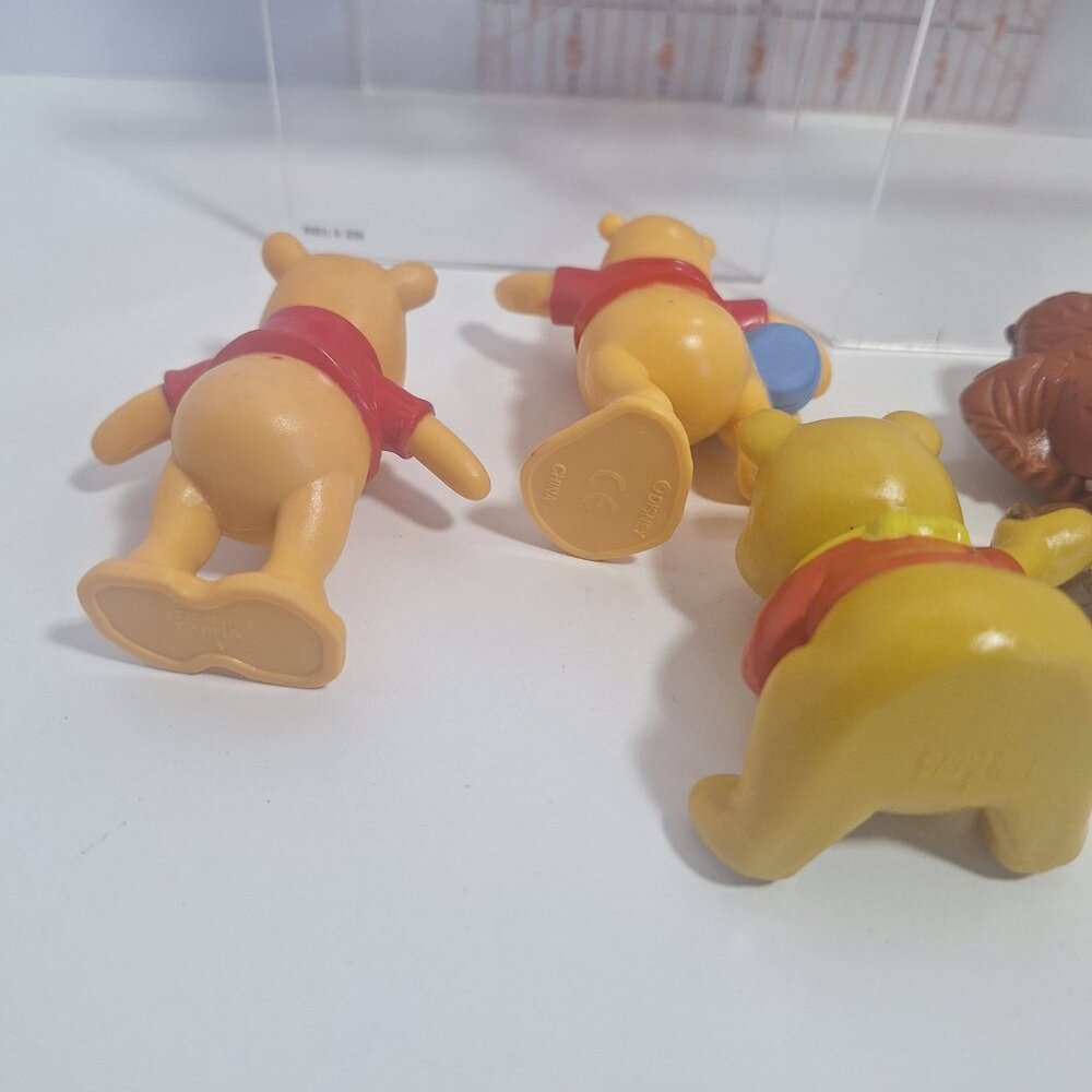 Winnie The Pooh Friends PVC 10 Figure Lot Disney Owl Eeyore Trains Rabbit Piglet - Picture 4 of 12